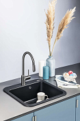 Мойка кухонная Omoikiri Tasogare 51-BL черный , изображение 4
