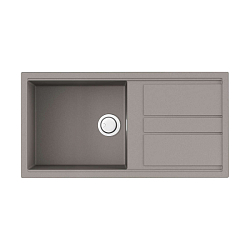 Фото Мойка кухонная Omoikiri Kitagawa 100-GR leningrad grey