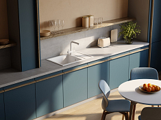 Изображение Мойка кухонная Omoikiri Sumi 78A-LB-WH белый Мойка кухонная Omoikiri Sumi 78A-LB-WH белый , изображение 4