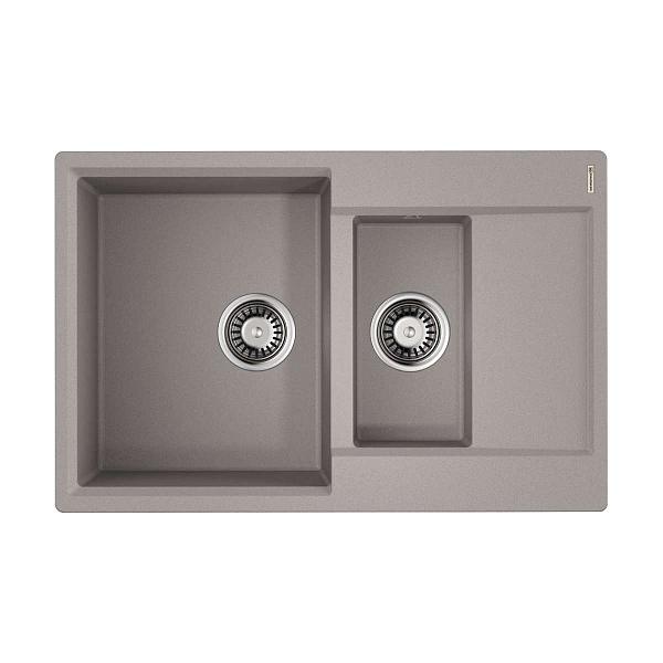 Мойка кухонная Omoikiri Daisen 78-2-GR leningrad grey , изображение 1