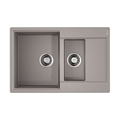 Мойка кухонная Omoikiri Daisen 78-2-GR leningrad grey , изображение 1