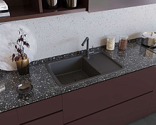 Изображение Мойка кухонная Omoikiri Tasogare 86-GR leningrad grey Мойка кухонная Omoikiri Tasogare 86-GR leningrad grey , изображение 3