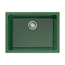 Фото Мойка кухонная Omoikiri Okinoshima 61-U/I-RG Glossy royal green