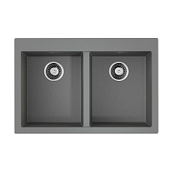 Фото Мойка кухонная Omoikiri Bosen 80-2-GR leningrad grey