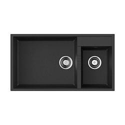 Фото Мойка кухонная Omoikiri Tedori 85-2-U-BL черный