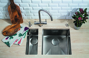 Фото Мойка кухонная Omoikiri Taki 20-U/IF-IN нержавеющая сталь
