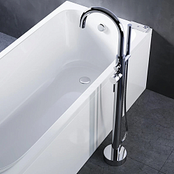 Фото Смеситель AM.PM Sense F7514100 напольный, для ванны с душем