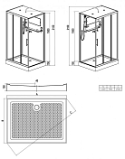 Душевая кабина Esbano ESG-3129CKR , изображение 14