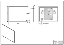 Изображение Зеркало Esbano ES-2632 KD Зеркало Esbano ES-2632 KD , изображение 3