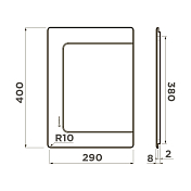 Разделочная доска Omoikiri CB-BASIC-380-WD , изображение 3