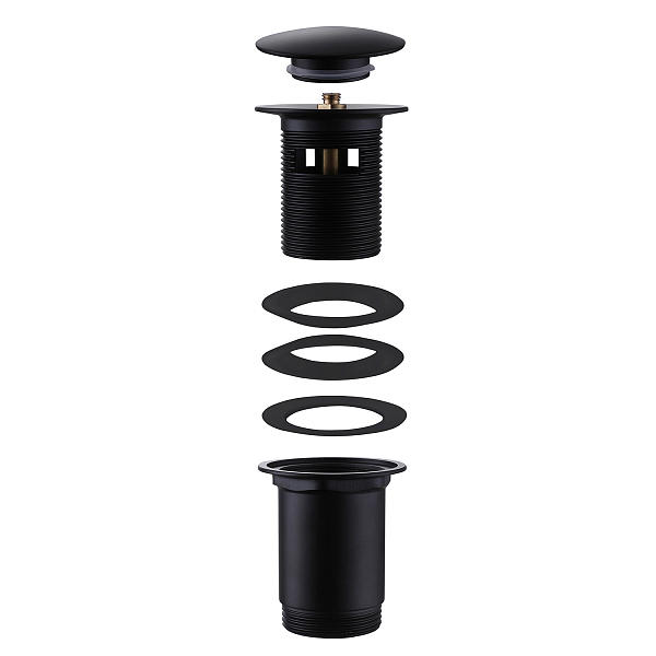 Донный клапан Abber AF0010B для раковины , изображение 2