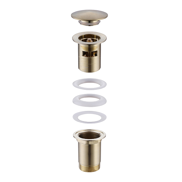 Донный клапан Abber AF0010G для раковины , изображение 2