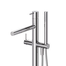 Фото Смеситель Cezares Leaf VDP-L-01 напольный, для ванны с душем