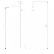 Смеситель Abber Wasser Kreis AF8140RG для раковины , изображение 3