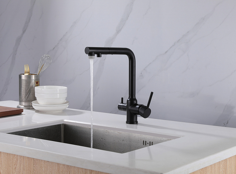 Смеситель Abber Emotion AF8814B для кухонной мойки , изображение 2