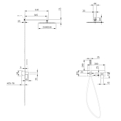 Душевой комплект Abber Daheim AF8218G , изображение 3
