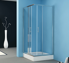Фото Душевой уголок Kolpa San SQ Line TKK 100х100 см silver, transparent