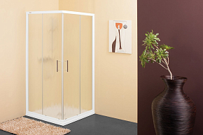 Фото Душевой уголок Kolpa San SQ Line TKK 90х90 см white, chinchila