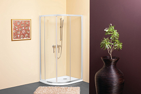 Фото Душевой уголок Kolpa San SQ Line TKP 120х90 см silver, transparent