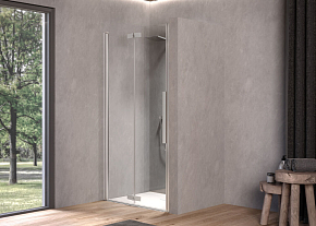 Фото Душевая дверь в нишу Kolpa San Polaris Fold N 80 см R silver