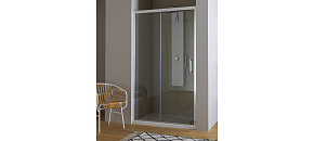 Фото Душевая дверь в нишу Kolpa San Pulsar TV2D/S 120 см L silver