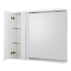 Фото Зеркало-шкаф BelBagno Marino SPC-900/750-1A-B левый