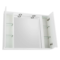 Фото Зеркало-шкаф BelBagno Marino SPC-1000/750-2A-BL-P