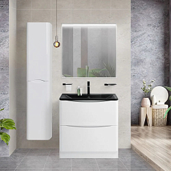 Фото Тумба под раковину BelBagno Acqua 80 напольная, bianco lucido