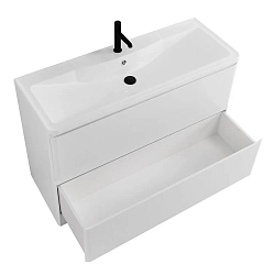 Фото Тумба под раковину BelBagno Albano 120 напольная, bianco lucido