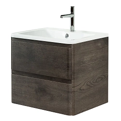 Фото Тумба под раковину BelBagno Albano 70 подвесная, rovere nature grigio