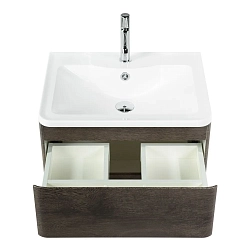 Фото Тумба под раковину BelBagno Albano 70 подвесная, rovere nature grigio