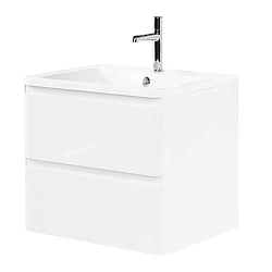 Фото Тумба под раковину BelBagno Albano 60 подвесная, bianco lucido