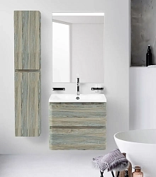 Фото Тумба под раковину BelBagno Albano 70 подвесная, pino scania