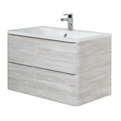 Фото Тумба под раковину BelBagno Albano 90 подвесная, rovere vintage bianco