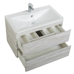 Фото Тумба под раковину BelBagno Albano 90 подвесная, rovere vintage bianco