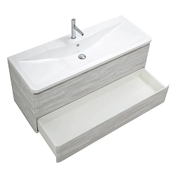 Фото Тумба под раковину BelBagno Albano 120 подвесная, rovere vintage bianco