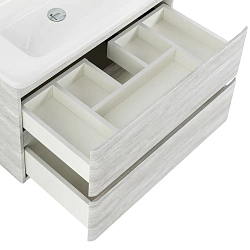 Фото Тумба под раковину BelBagno Albano-Cer 80 подвесная, rovere vintage bianco