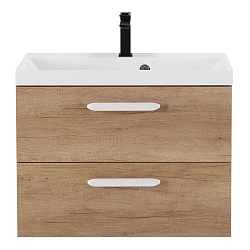 Фото Тумба под раковину BelBagno Aurora 70 подвесная, rovere nebrasca nature
