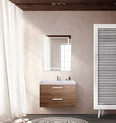 Тумба под раковину BelBagno Aurora 60 подвесная, rovere tabacco , изображение 9