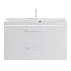 Фото Тумба под раковину BelBagno Aurora 90 подвесная, bianco lucido
