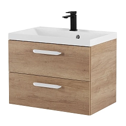Фото Тумба под раковину BelBagno Aurora 80 подвесная, rovere nebrasca nature