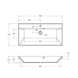 Фото Мебельная раковина BelBagno Marino BB900/450-LV-ART-AST-NERO 90 см