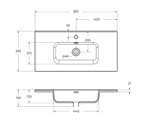Фото Мебельная раковина BelBagno BB800/390ETL 80 см