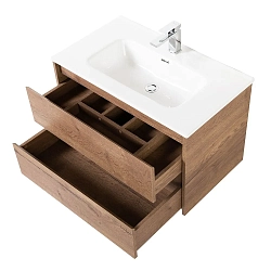 Фото Тумба под раковину BelBagno Kraft 90 подвесная, rovere tabacco