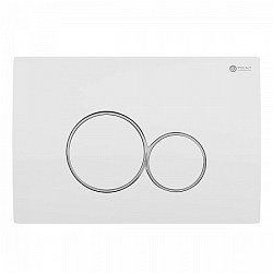 Фото Кнопка смыва Point Виктория PN44061WC белый/хром