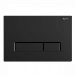 Фото Кнопка смыва Point Меркурий PN44831BM черная матовая