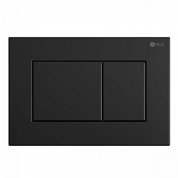 Фото Кнопка смыва Point Ника PN44081BM черная матовая