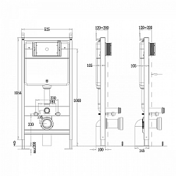Фото Система инсталляции для унитазов Point PN45120