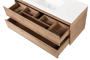 Фото Тумба под раковину BelBagno Kraft 120 подвесная, rovere tabacco