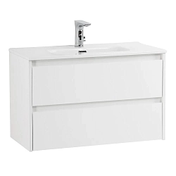 Фото Тумба под раковину BelBagno Kraft 39 80 подвесная, bianco opaco